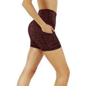 5pcs SET Athletic Shorts With Pockets High Waisted Bike Running